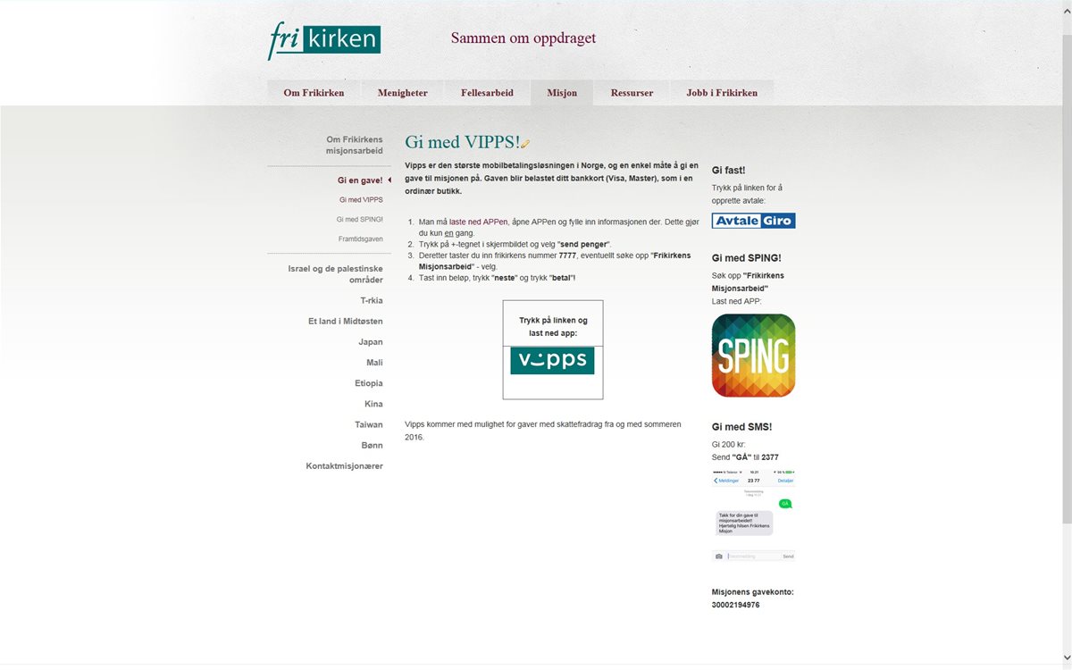 Mobile-betalingslosninger-Misjon