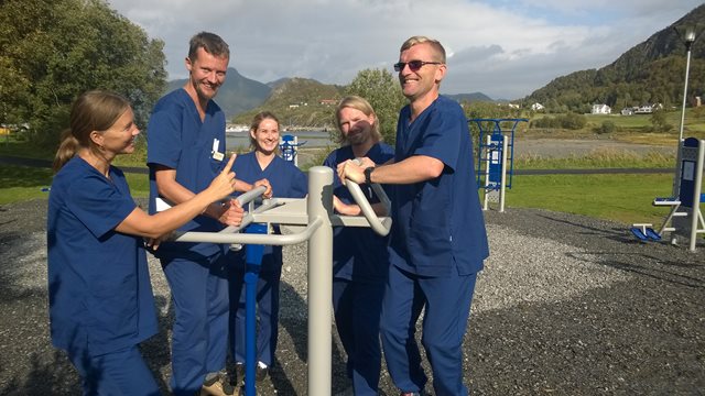 Ny treningspark åpnet på Nordtun HelseRehab