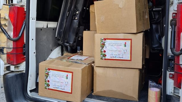 Frikirken bidro med mat til palestinske familier i nød