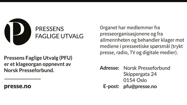 budbareren.no har brutt god presseskikk
